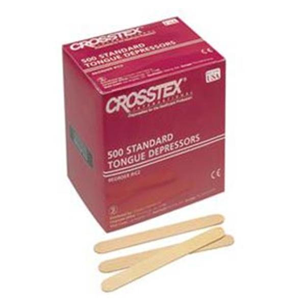 Tongue Depressor Wood Non Sterile Standard 500/Bx